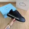 2021 Top Quality luxury Designers Dress Flat women casual shoes low-top leather and Nylon Dress shoes Black white Size 35-40250n