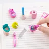 30 sets 120pcs Cute Bathroom Set Pencil Erasers for Office School Creative Stationery Supplies Correction Tool Kawaii Kids Prize Gifts eraser lot