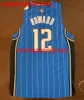 100% Cousu Dwight Howard Basketball Jersey Hommes Femmes Jeunesse Numéro Personnalisé Nom Maillots XS-6XL