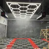 s Lampada a nido d'ape Stazione di lavaggio Decorazione esagonale Luce a led per garage Officina Showroom auto Dettagli auto Soffitto1603571