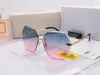 2021 패션 트렌디 한 여성 선글라스 유명한 디자이너 안경 사각형 프레임 GOGGGLES BOX G8