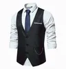 Gilet da uomo Stile Inghilterra Classico Formale Business Slim Fit Gilet Homme Abito da uomo Gilet Tuxedo Gilet Giacca senza maniche Phin22