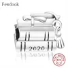 Ajuste Original Pandora Charm Bracelet 925 Sterling Silver borla Scroll Book Graduation Mortarboard Beads para hacer Berloque 2022278y