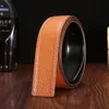 Neueste Herrengürtel Mode Männer Leder Schwarze Geschäftsgürtel Frauen Große Goldschnalle Damen Klassische Casual Ceinture mit H + Wunderschön Brandkiste