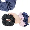 Ponytailhållare Hårtillbehör Stain Scrunchies Elastic Hairbands Scrunchy Slips Ropes Scrunchies för Kvinnor Flickor M4018