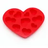 Silicon Chocolate Molds Kitchen Tools Heart Shape English Letters Cake Ice Tray Jelly Moulds Baking Mold