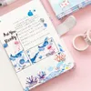 Przyjeżdża śliczny notatnik kreskówka kreatywny kolor wewnątrz papieru Pamiętnik Plan podróży Pad Memo Pad Girl Student Office School Supplies 210611