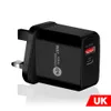 20W 18W 12W Cargador rápido tipo c PD USB-C Cargadores de pared Adaptador UE EE. UU. Reino Unido para Iphone x xr 11 12 13 14 Samsung lg F1