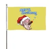 Customized Merry Christmas Decoration Party Banner Flags OEM any Sizes and Logos Printed Polyester Color Flag