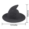 Halloween Party Witch Wizard Cappelli Colore solido Cappelli Kinitted-lana per Halloween Party Masquerade Costume Cosplay