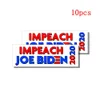 Impechment Biden Star Sticker 7.62x22.86cm U.S حملة رئاسية لا رئيسي الوفير سيارة ملصقا راية مركبة Banner GGA4121