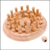 هدايا تعليم التعلم الذكاء هدايا الذاكرة الخشبية مطابقة عصا لعبة الشطرنج لعبة Montessori Block Toys هدية الأطفال في وقت مبكر تعليمية تعليمية
