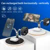 Caricabatterie wireless magnetico veloce 3 in 1 da 15 W per Apple Watch Airpods iPhone 12 11 Huawei Mate 30 P30 Pro Samsung S21 S20 S10 Xiaomi