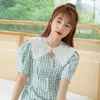 Noeuds papillon Style coréen poupée broderie creuse faux col châle chemise détachable faux chemisier haut vêtements accessoires