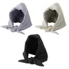 Lenços Mulheres Baixo Chapéu Chapéu Quilted Headscarf Saker Scarf Triângulo Capa de xaile Puffy Light Wholke Winch Winch-Hood