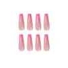 Fake Nails Designs Cercous Artificial Nailstips Overhead with Glue Press sur Nailart Tools Accessoires 24pcSset1441877