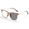 Güneş Gözlüğü Geçişi Kadınlar için Pochromik Okuma Gözlükleri Meydan İlerleyen Multifokal Presbiyopi Gözlük FML241R