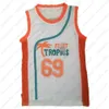 Movie Semi Pro Flint Tropics Jersey #7 Coffee Black #69 Downtown Jersey Stitched # 33 Jackie Moon #11 ED Monix Basketball Jerseys