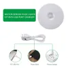 8 Beads USB Recharge Human Body Infrared Sensor Night Light LED Cabinet Closet Wall Lamp for Bedroom Bedside Stair Toilet