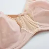 Women Comfort V-neck Full Coverage No Padding Underwire Minimizer Bra 210728