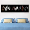Fotos Modulares Pinturas de Cavalo Arte Da Parede Para Sala de Living Canvas Posters Animal Parede Decorativa Fotos Pôsteres Impressões Grande Tamanho