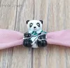 Bedels voor sieraden maken kit schattige panda pandora 925 zilveren kralen pop it armbanden kinderen vrouwen mannen armband ketting kraal hanger ketting vader verjaardagscadeau 796256enmx