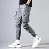 Jeans pour hommes Leggings Streetwear hommes pantalons salopette d'été mode Super feu lâche décontracté homme Denim pantalons de survêtement longs