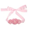 Bellissime neonate Fiori Abito da sposa Cintura Accessori di abbigliamento per bambini Fasce per feste Lady Flower Sahes 210529