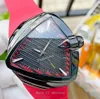 Luxusuhr Mens Watches Triangle Shell Automatic Movement Fiber Dial Red Rubber Strap Male Clock Steel Relogio Masculino