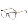 Fashion Sunglasses Frames Transparent Bluelight Glasses Women Square Optical TR90 Metal Computer Anti Blue Ligth Reading