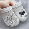 Tendance rétro strass Croc Designer bricolage qualité femmes chaussures breloques pour Jibz chaîne animale sabots boucle enfants filles cadeaux 306A
