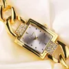 Avanadores de pulso Mulheres de luxo Rose Gold Watch Fashion Ladies Quartz Diamond Wristwatch Watch Female Bracelet Watches Zegarek Damsk6732336