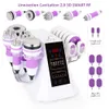 6 In 1 Ultrasonic Cavitation Vacuum Led laser RF Body Slimming Shaping Machine Spa Home Use