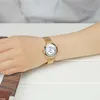 Wwoor Creative Dial Kobiety Zegarki Luksusowe Marka Gold Quartz Damskie Zegarki Moda Proste Wrist Watch Woman Dress Watch dla kobiet 210527