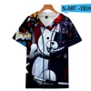 Custom Man Baseball Jersey Przyciski Homme Koszulki 3D Wydrukowana Koszula Streetwear Koszulki Koszulki Hip Hop Odzież Front and Back Drukuj Dobry 060