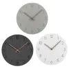 Horloge murale 11 pouces horloges murales silencieuses sans tic-tac pour salon, chambres à coucher, décors de bureau à domicile, montre à suspendre décorative H1230