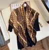 Marka klasyczna prosta design satynowy kwadratowy szalik szal na zewnątrz jedwabny turban plażowy moda moda szalik 90*90 cm