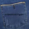 Heren jeansbroek in de herfst van 2021 vet plus grote losse casual elastische taille katoen
