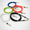 Audio Kabel Jack 3,5 MM Stecker Auf Stecker 1M Audio Line Aux Vergoldete Stecker Matte Metall Farbe Kabel für Auto Kopfhörer Lautsprecher Draht Kabel Neue