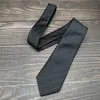 Bow Ties Classic 8 cm svart slips för män Kvinnor Formella affärsbröllopsläckar av hög kvalitet klänning för män