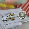 20 stks Alloy Drip Oil Emaille Charm Cartoon Chinese Panda Hanger Oorbellen DIY Designer Charm Sieraden Accessoires Ketting