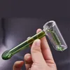 Mini copo martelo bongs braço percolador portátil fumar água colher tubulações borbulhantes vidro tabaco bongs erva seca tubos