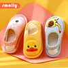 ULKNN Pantofole da casa in cotone per bambini Autunno Inverno Neonate Ragazzi Coperta antiscivolo Fondo morbido Scarpe con motivo animale 211023