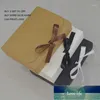 Подарочная упаковка 10 шт. 12 Размер Большая коробка Белый Черный Ремесло Крафт для конфеты Свадьба День рождения Бумага с Ribbon1