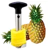 Roestvrijstalen ananas peeler fruit decorticeren gereedschap kookhuis eetbalk gadget moer slicier corer gereedschap groenten groentemes kleine keukenschroef xg0002