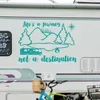 الحياة رحلة صائق، rv الهدايا ديكور ل camper الفينيل ملصقا للماء لاصق الشارات E405