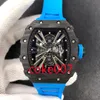 A brand-new mens watch Carbon fiber version NH05 Movement mechanical modification (Automatic) Wristwatch Flash delivery Flash delivery