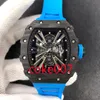 En helt ny Mens Watch Carbon Fiber Version NH05 Rörelse Mekanisk modifiering (Automatisk) Armbandsur Flash Leverans Flash Leverans