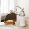 Bathroom Sink Faucets Jade And Brass Faucet Chrome Finished Basin Faucet,Luxury Tap Mixer High Quality Water