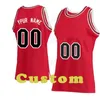 Mens Custom DIY Design personalizzato magliette da basket squadra girocollo divise sportive da uomo che cuciono e stampano qualsiasi nome e numero Strisce di cucitura 50